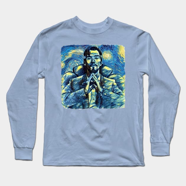 Dr Strange Van Gogh Style Long Sleeve T-Shirt by todos